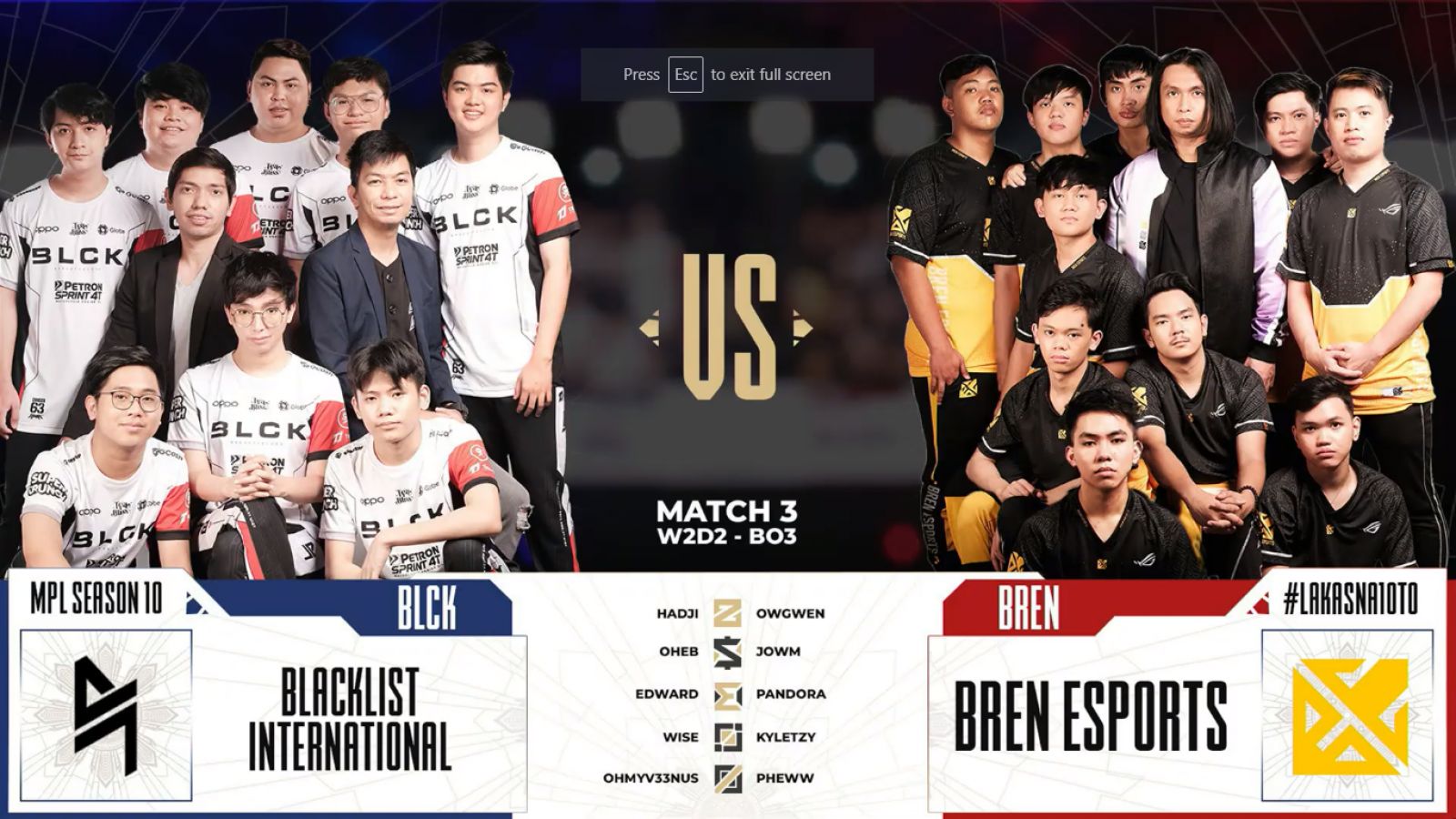 Battle of the M World Champions! Blacklist International: road to reclaim the CROWN!
